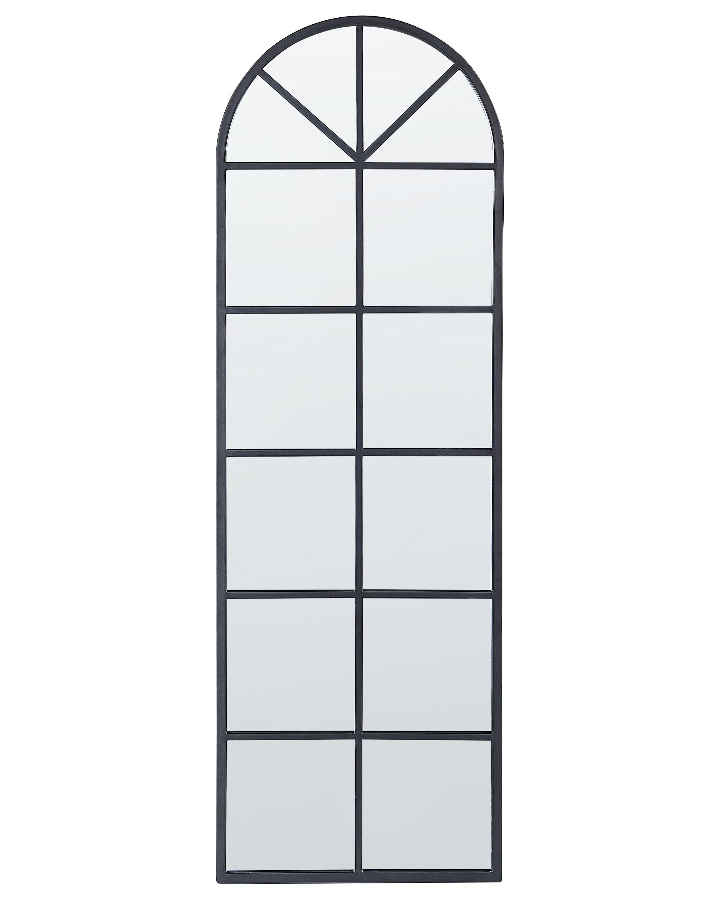 Wandspiegel BROUAGE 40 cm 120 cm Metaal Zwart