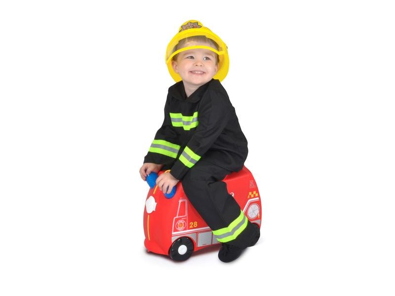 Trunki Reisetrolley Frank Fire Truck Rot Reisekoffer für Kinder