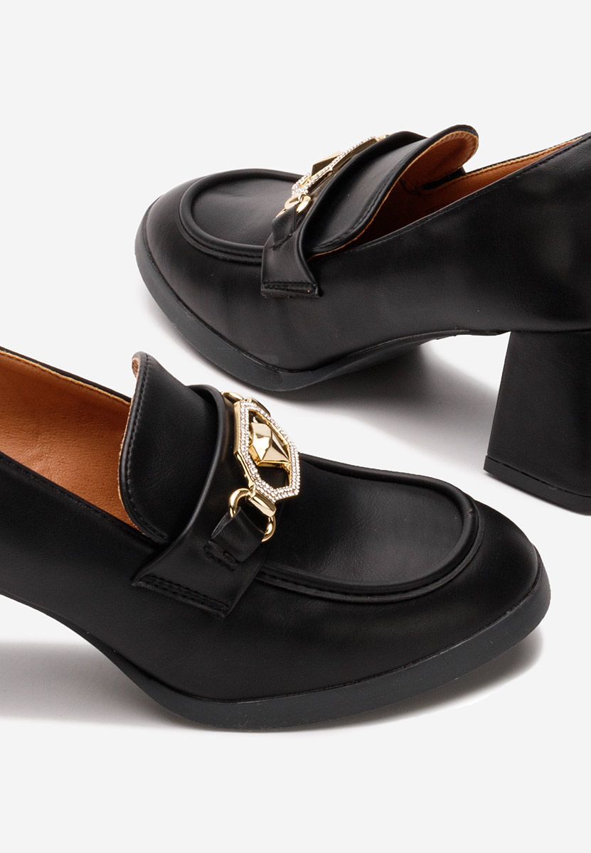 Loafers femme noirs Armanda