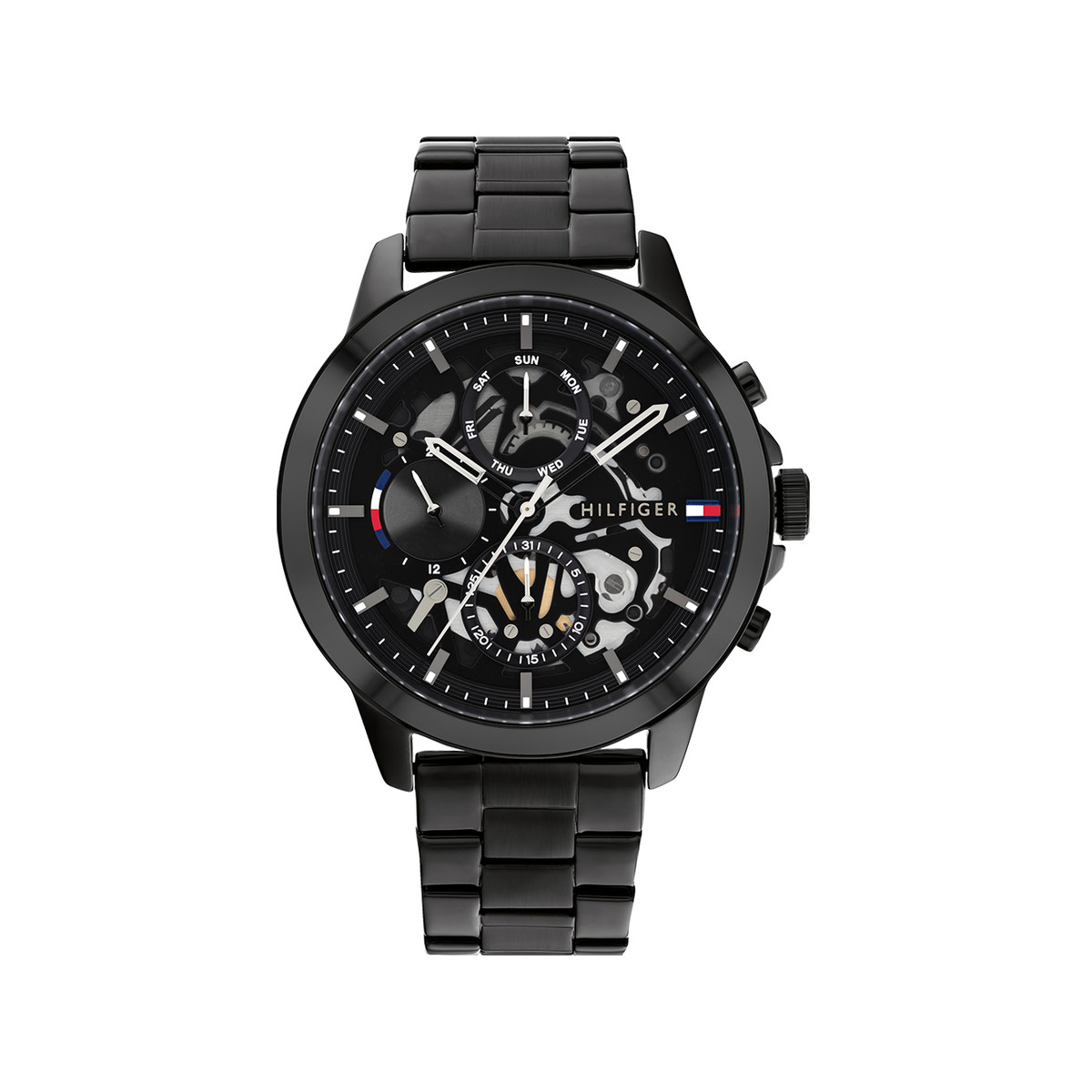 Montre Tommy Hilfiger homme bracelet acier noir