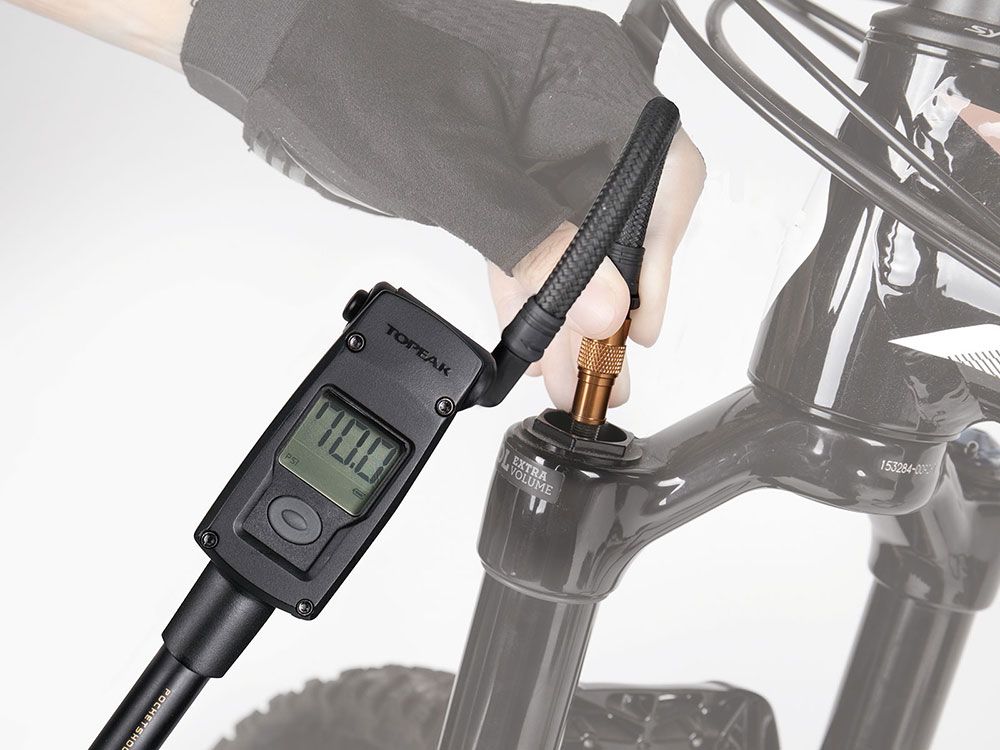 Topeak Pocket Shock Digital Dämpferpumpe kaufen | Bike-Discount