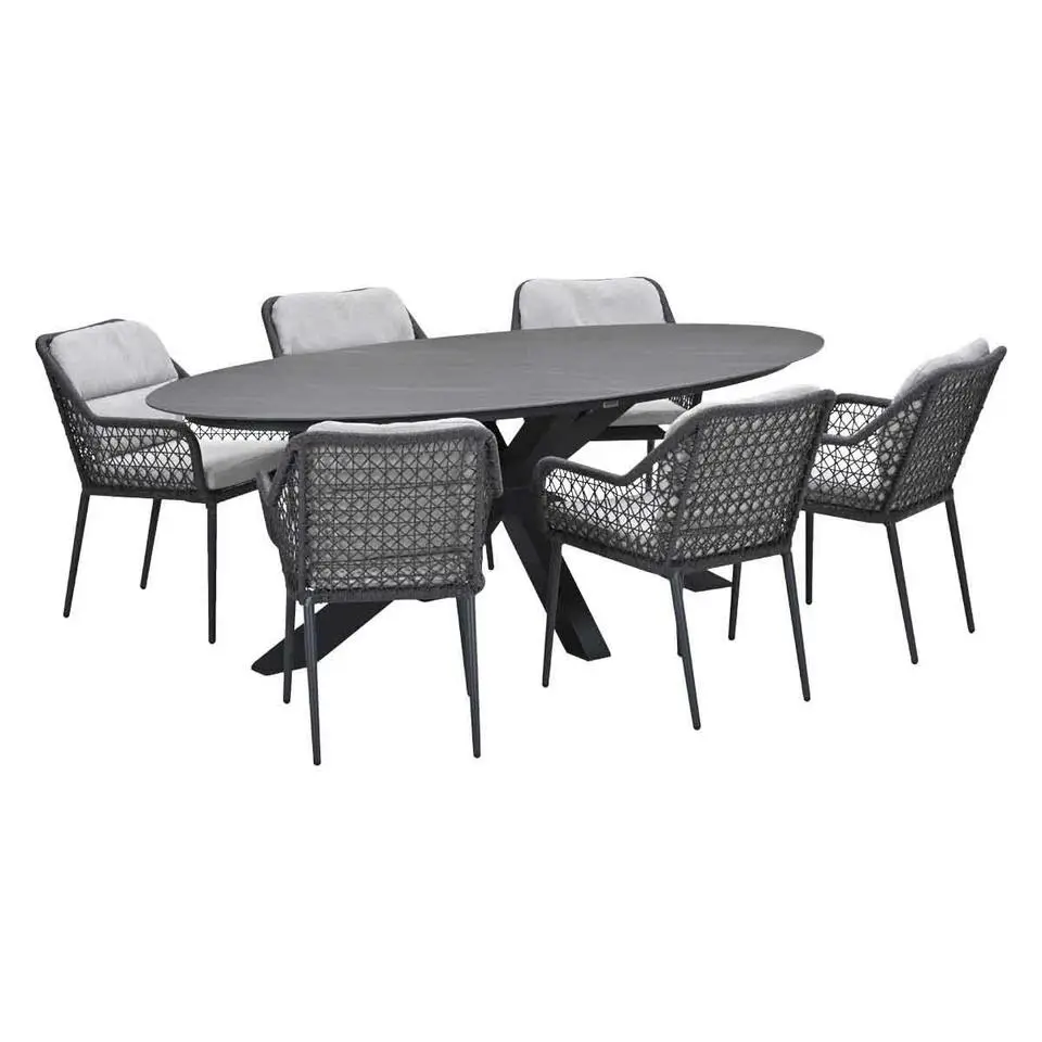 Garden Impressions Pemba - Scot tuinset 7-delig - Napoli grey