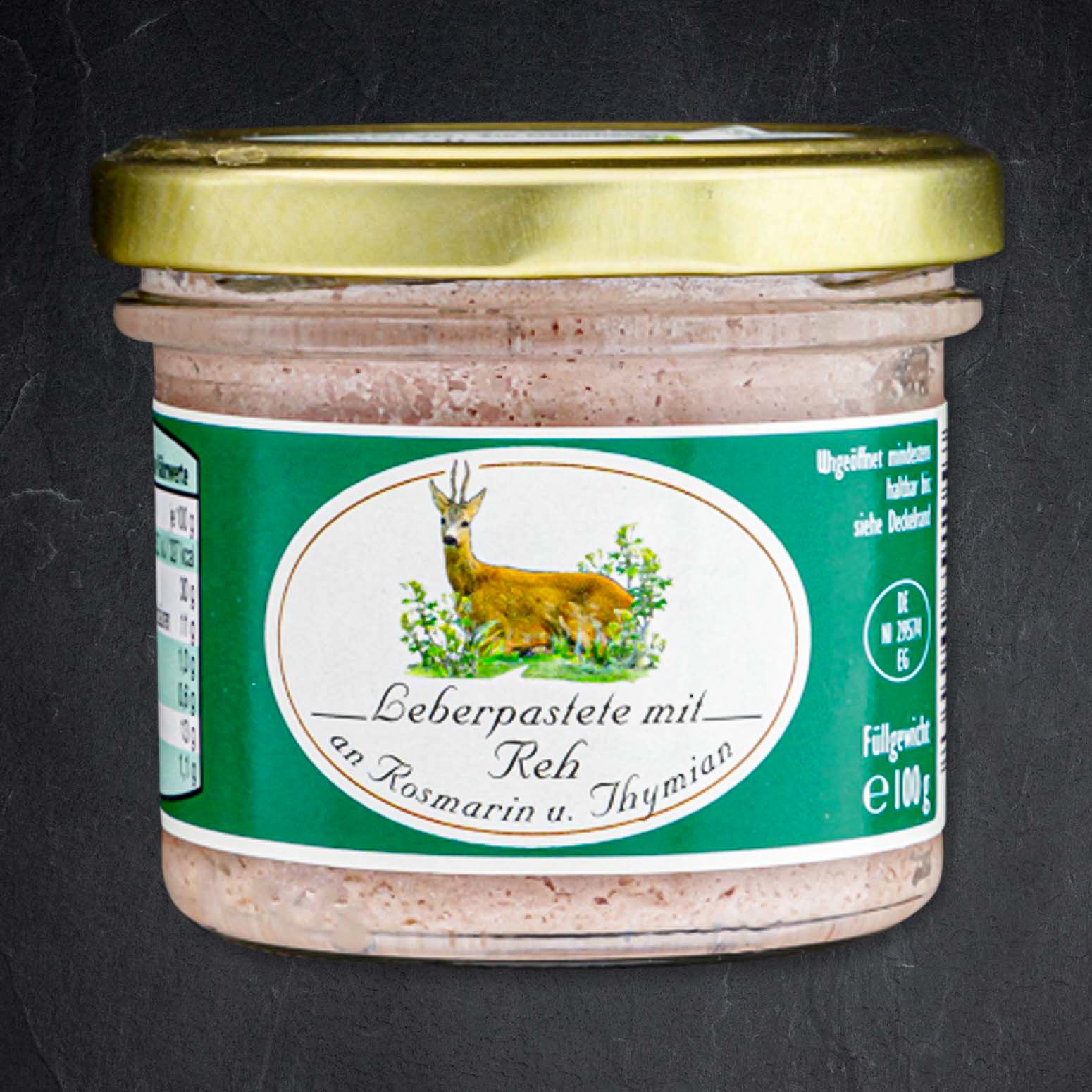 Reh-Pastete mit Rosmarin und Thymian