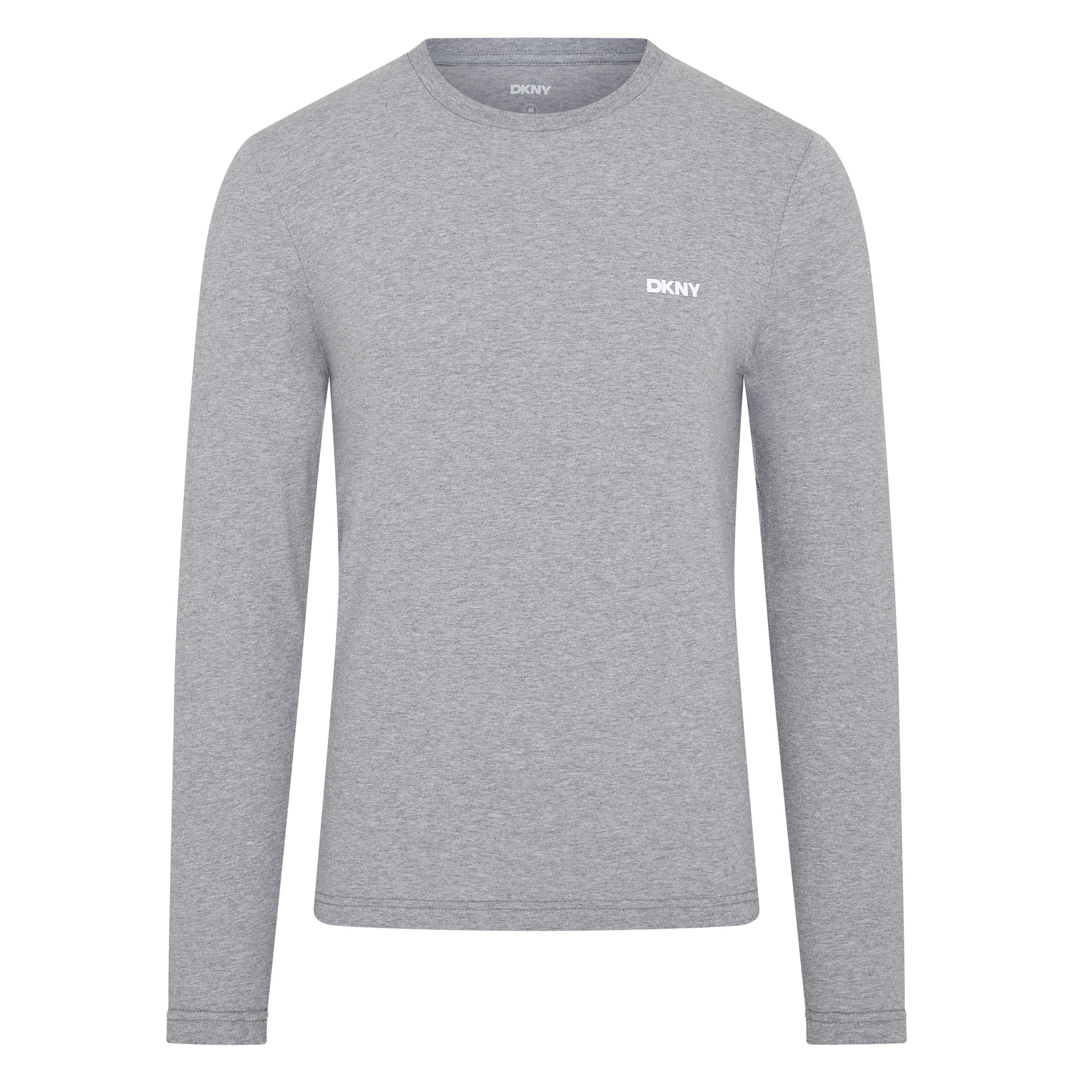 DKNY 3 Pack Long Sleeve Warriors T Shirt Mens