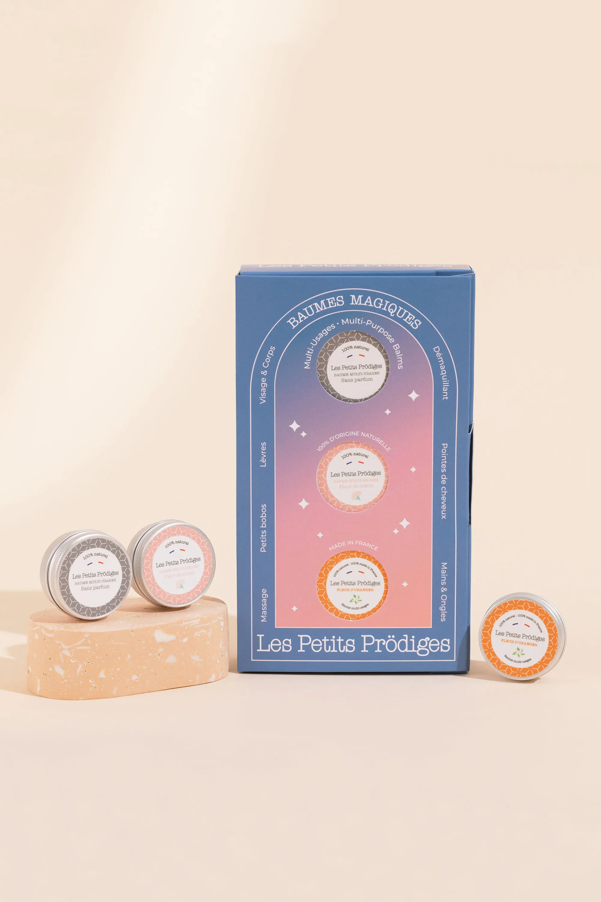 Les Petits Prödiges Coffret trio de baumes multi-usages-30 ml