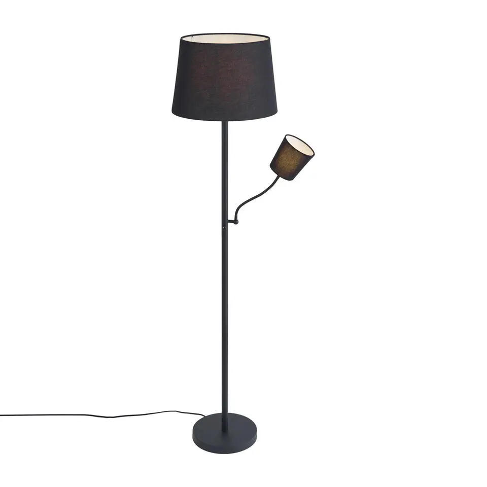 Qazqa vloerlampen retro wit e27