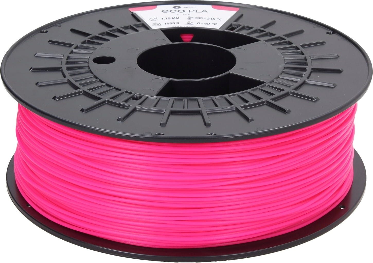 3DJAKE  ecoPLA Pink, 1,75 mm / 1000 g    Allround PLA Filament zu einem unschlagbaren Preis in Pink