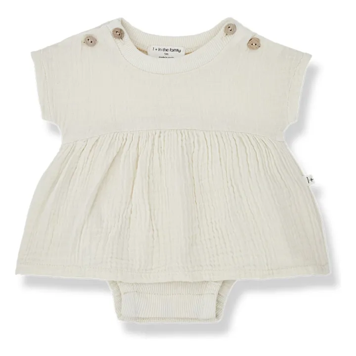 1+ in the family Robe Candela Mousseline | Ecru