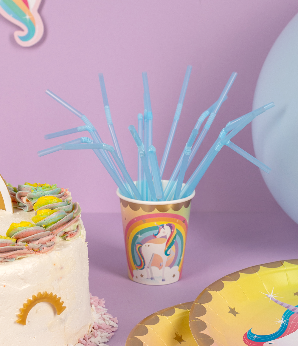 Unicorn Bekers 9cm 8st