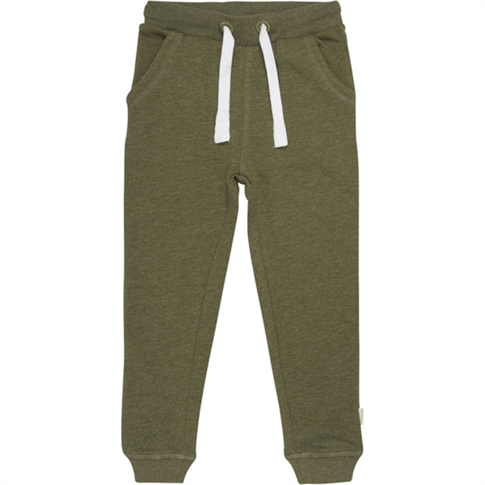 Køb Minymo Dark Olive Sweat Sæt 2-pak NOOS