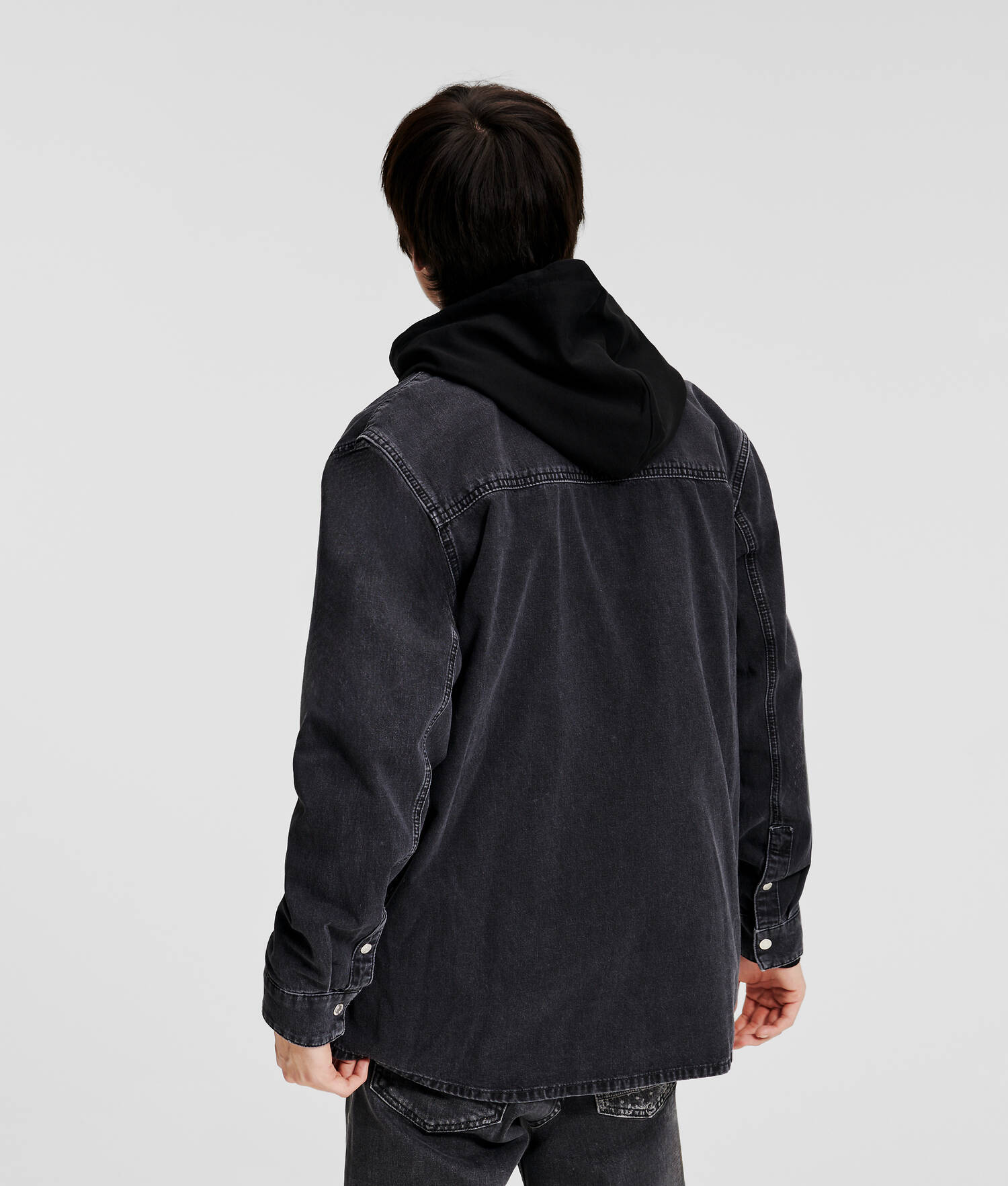 CHEMISE EN JEAN COUPE DROITE CLASSIQUE KLJ