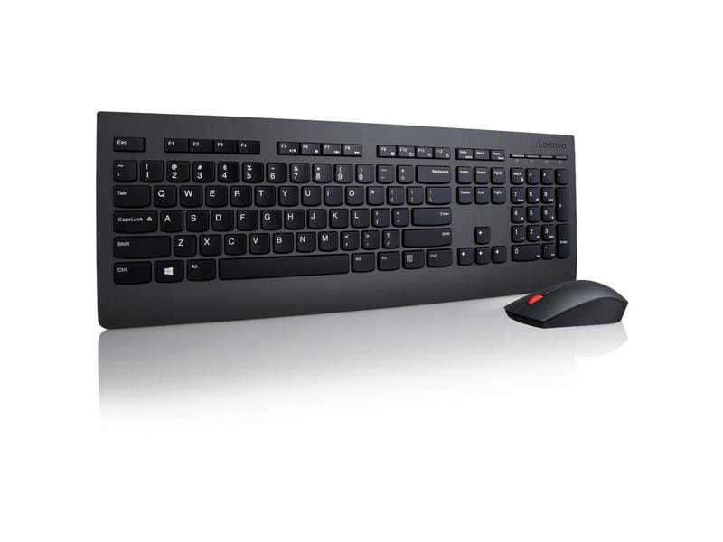 Lenovo Tastatur-Maus-Set Professional Wireless Combo CH-Lay Set aus kabelloser Maus und Tastatur