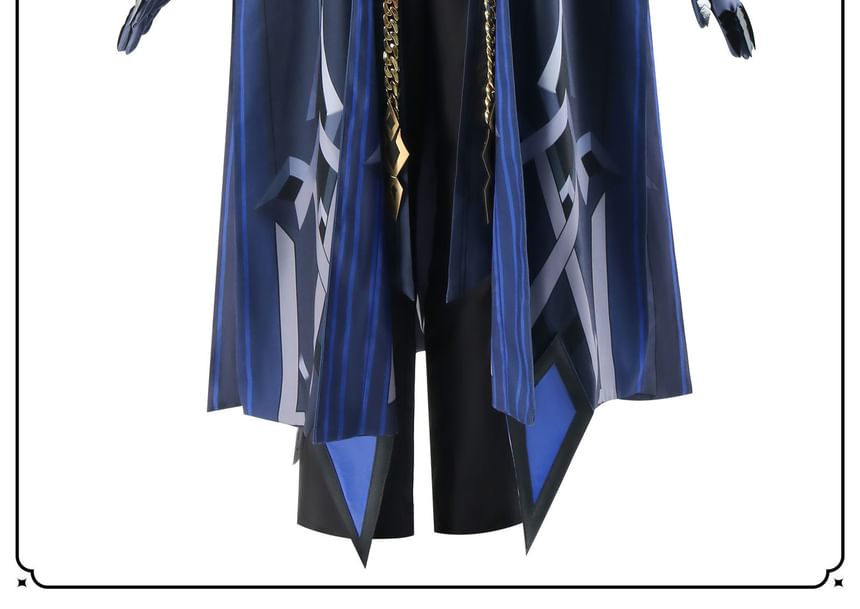 Bloomsoon - Genshin Impact Capitano Cosplay Kostuum / Pruik / Set