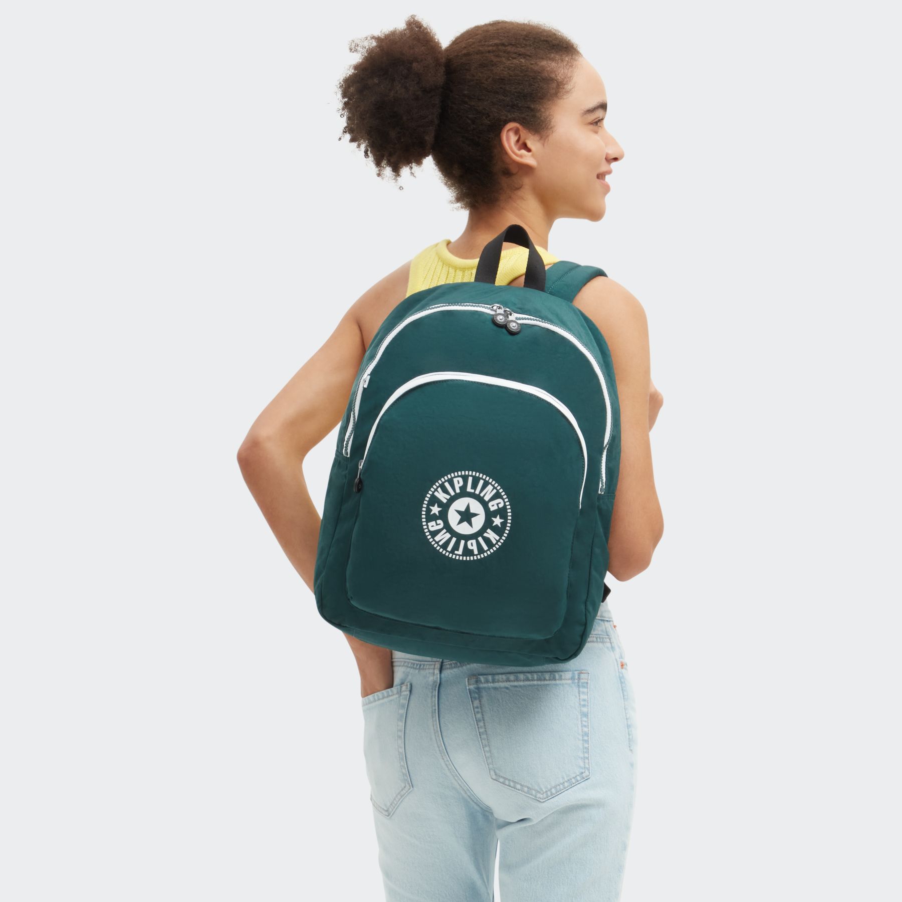 CURTIS L Grand Sac à Dos avec Housse pour Ordinateur - Vintage Green