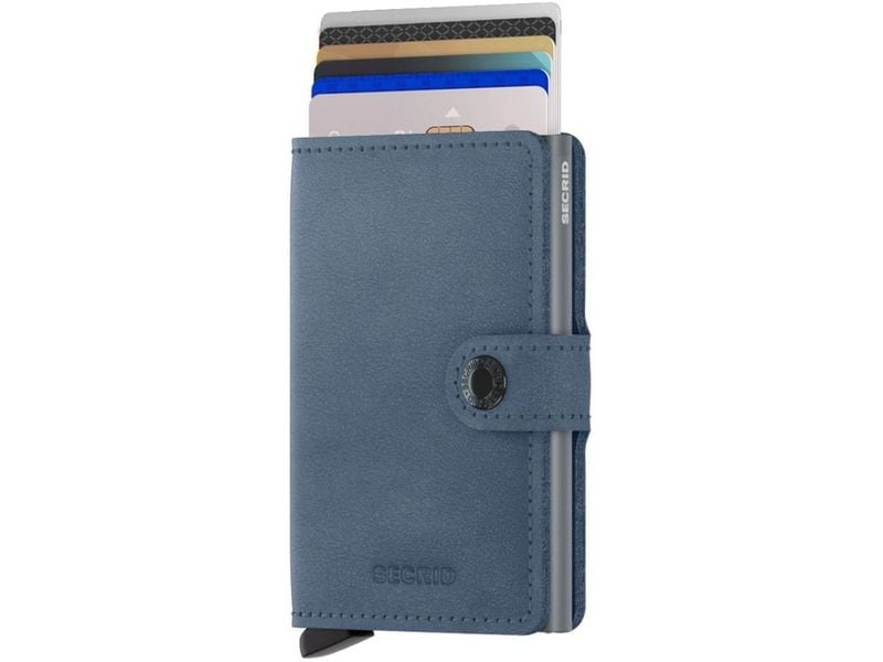 SECRID Portemonnaie Miniwallet Original Ice Blue Noten- und Karten-Portemonnaie mit RFID-Schutz
