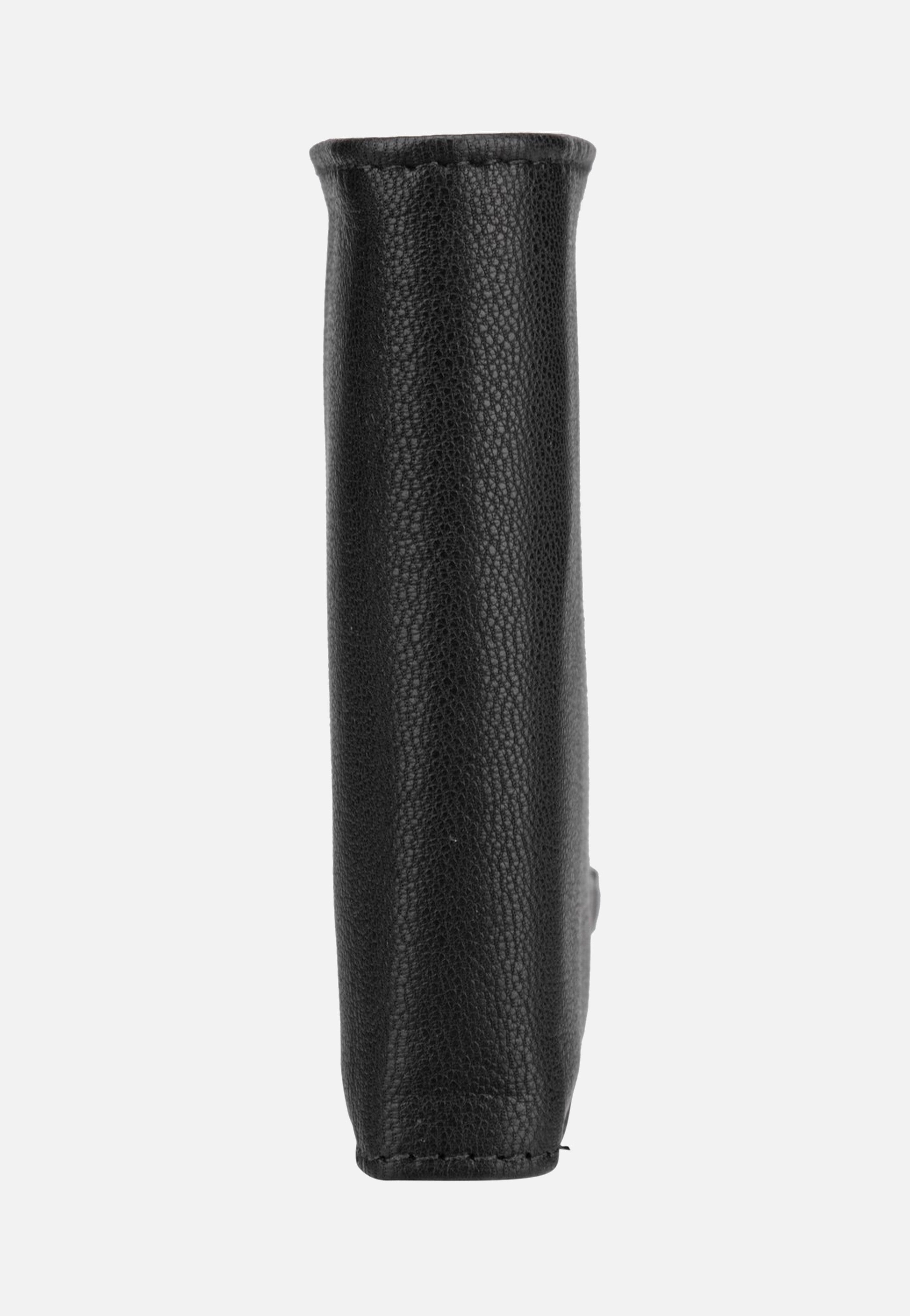 Black Magic Wallet With Flap Black - Portemonnaie