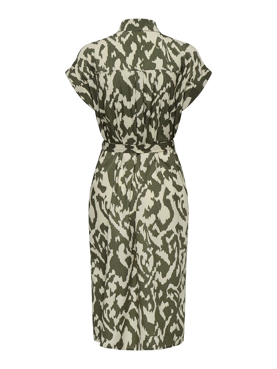SOMENTE<br>Vestido camisa para amarrar