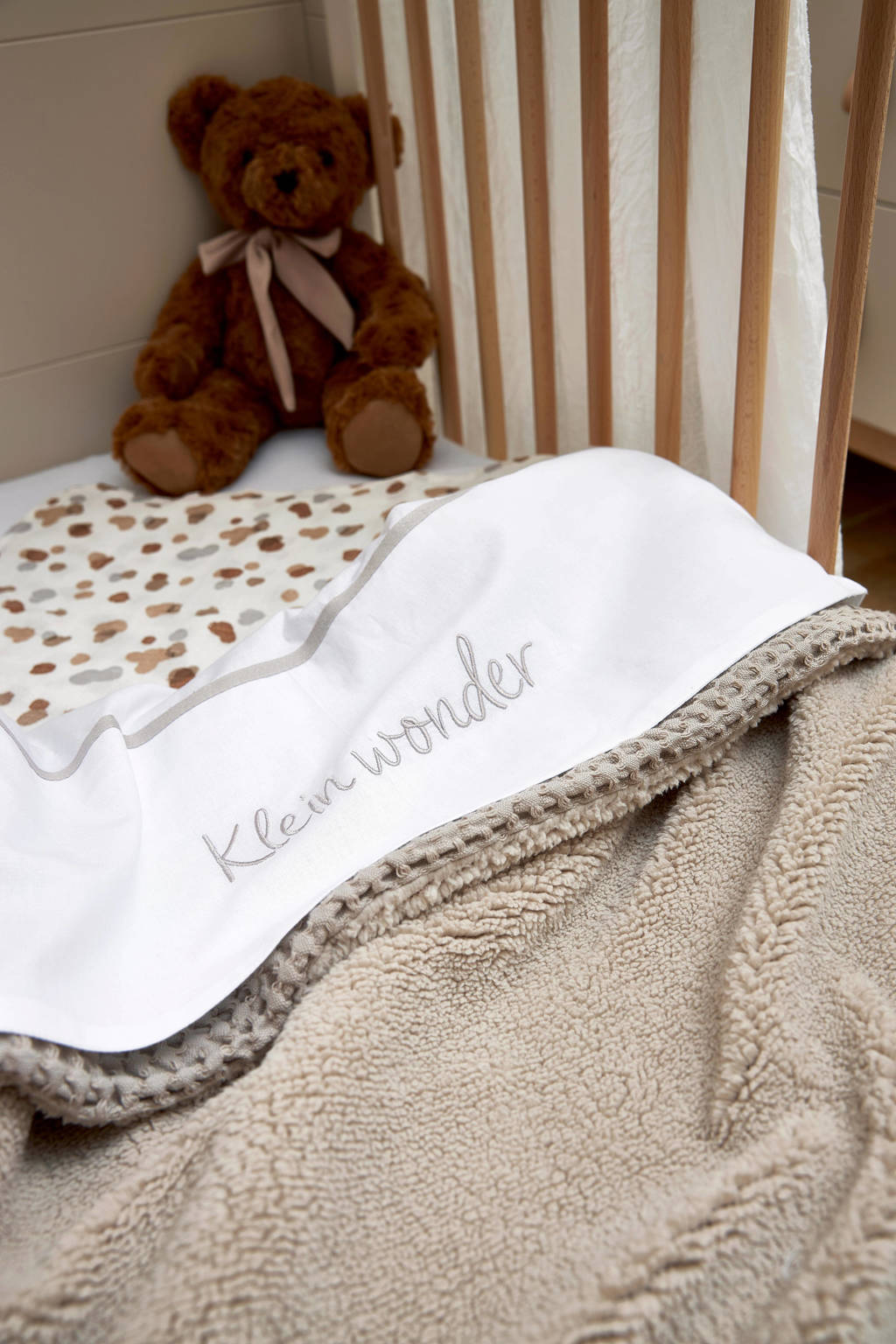 baby ledikantlaken Klein Wonder greige
