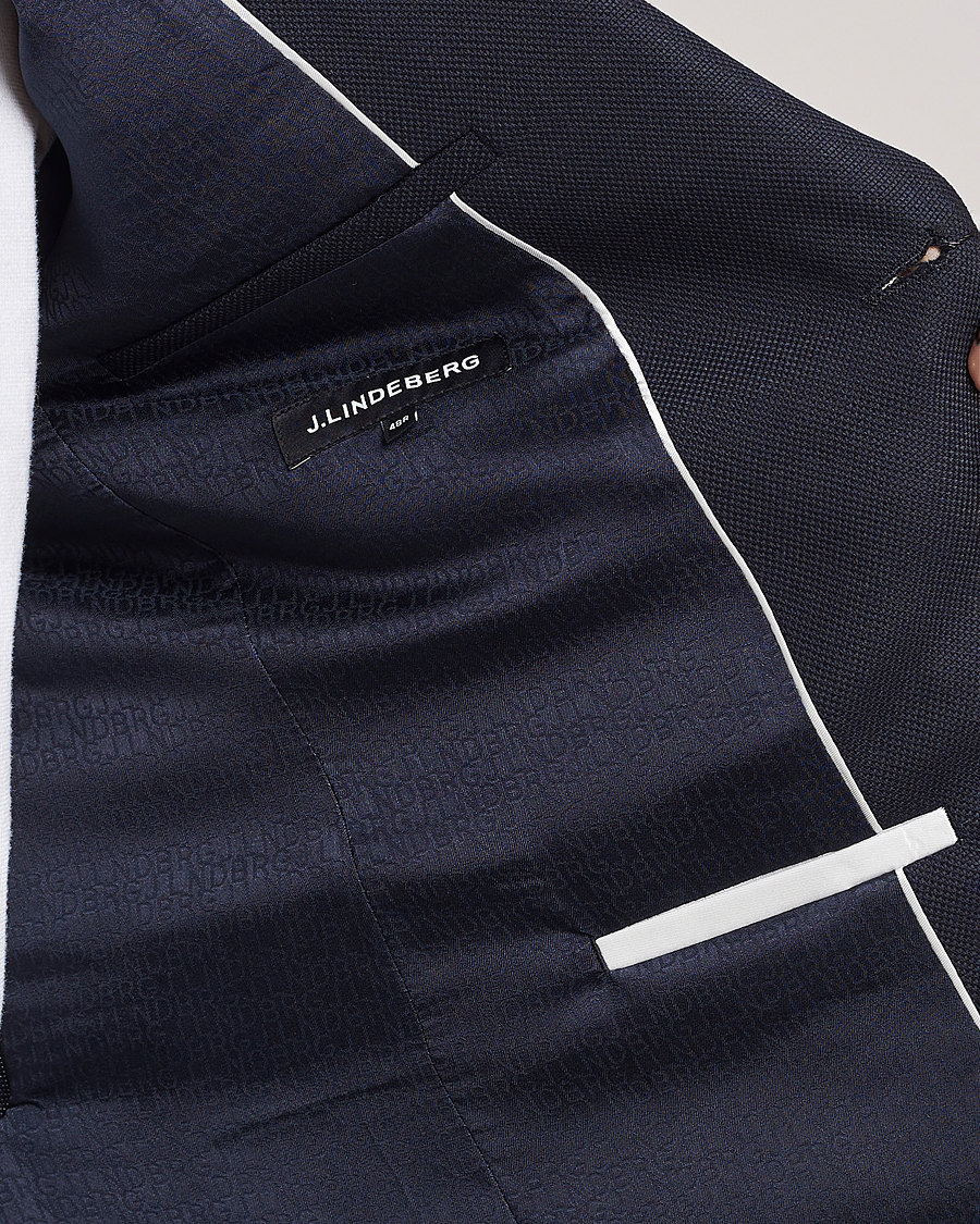J.Lindeberg Hopper Active Hopsack Suit Navy