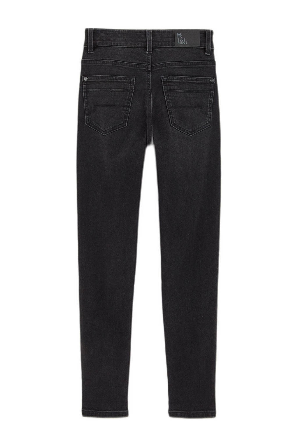 WE Fashion slim fit jeans black faded