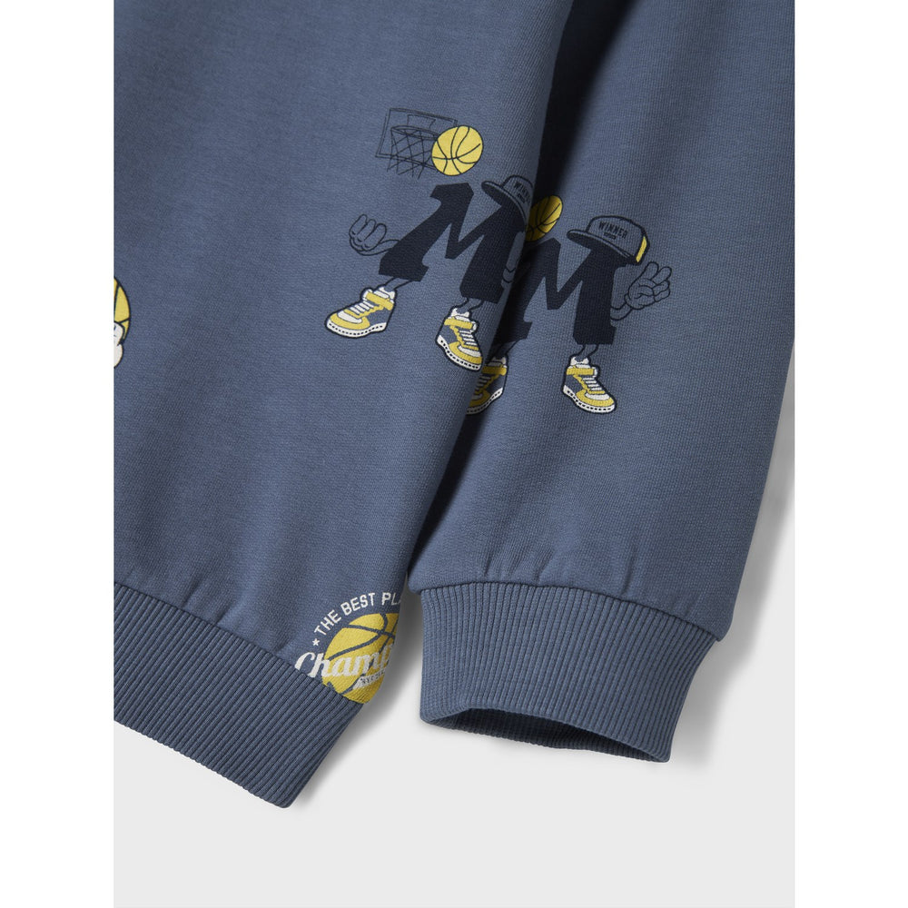 Køb Name It China Blue Thim Regular Sweatshirt