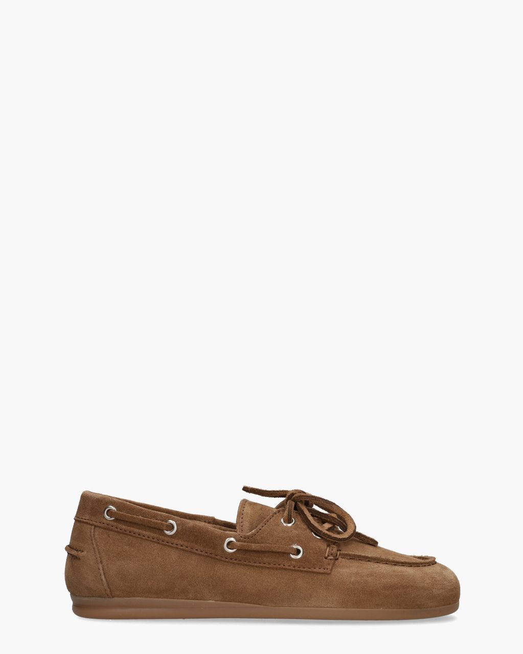 Posa Boat Loafer Brushed Bruin Dames Veterschoenen