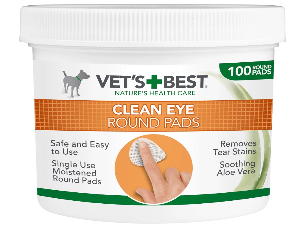 TOALHITAS VET'S BEST PARA LIMPEZA DE OLHOS 100 UNIDADES