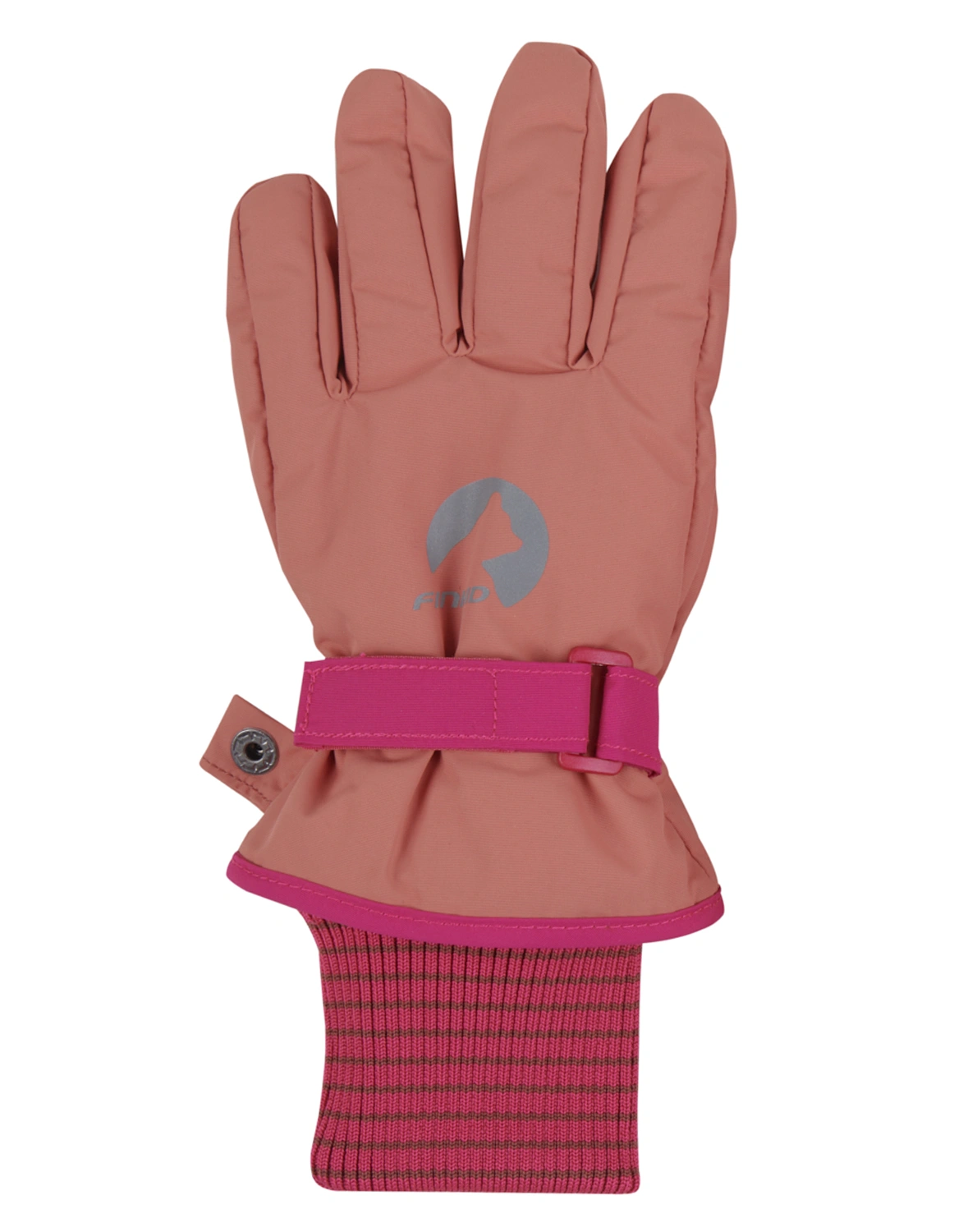 Fingerhandschuhe PIKKURILLI mit Innenfleece in terracotta/berry