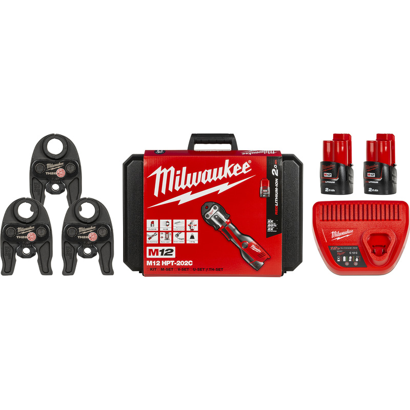 Milwaukee 12V HPT-202C TH-KIT accu perstang Henco