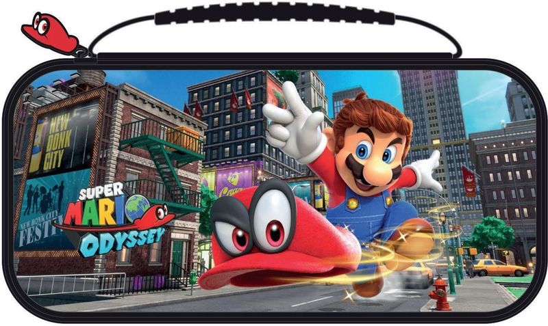 Bigben - Official Mario Odyssey - Travel Case - Nintendo Switch - Gevoerde Hoes
