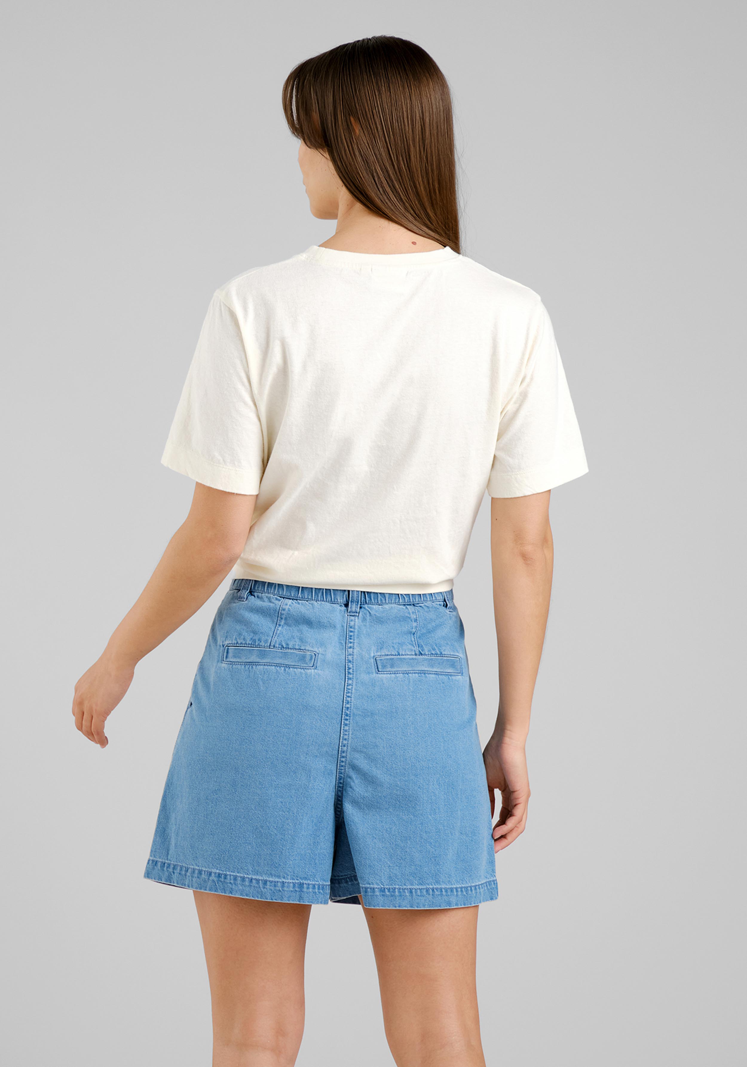 Dedicated Shorts Djupvik Denim Light Blue