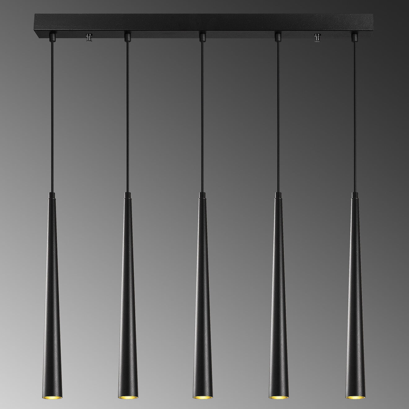Opviq Suspension Ugur noire - 75x5x135 cm