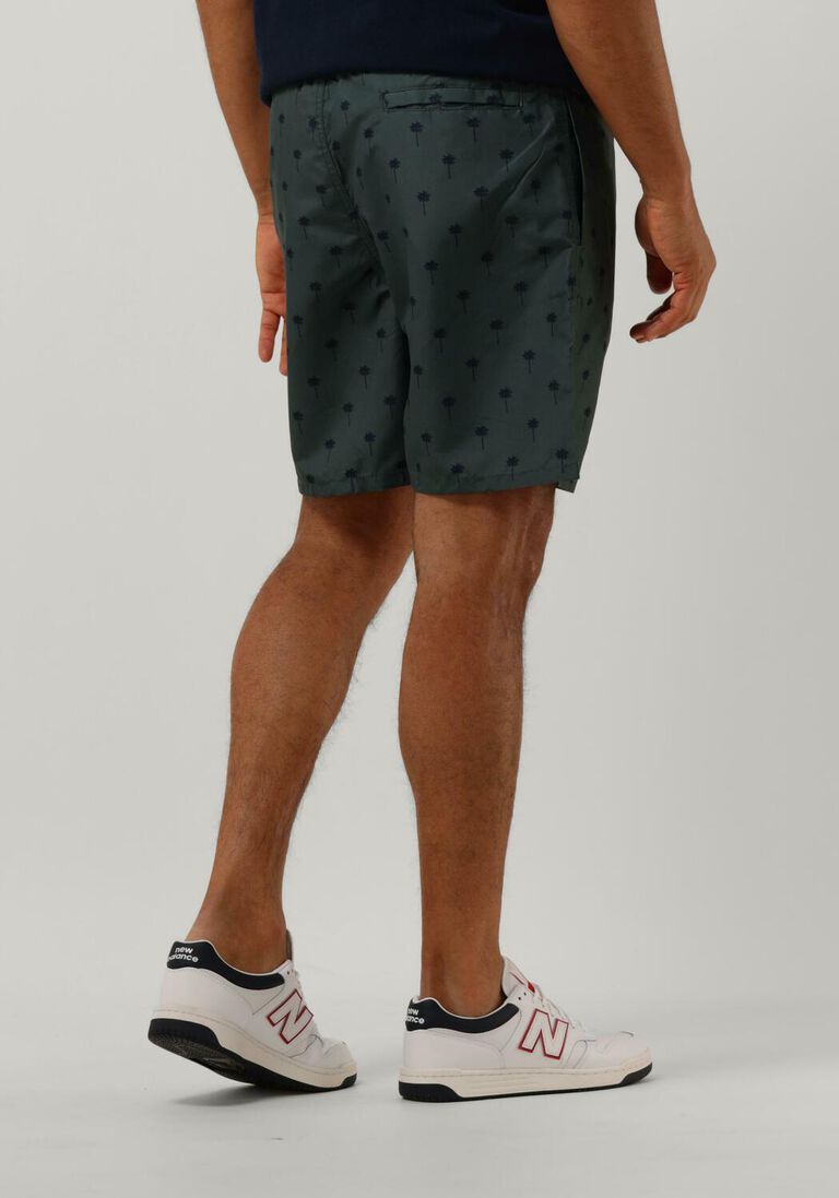 SHIWI groene shiwi  men swimshort scratched shiwi palm