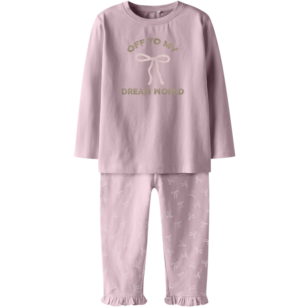 Køb Name It Keepsake Lilac Nmfragna Night Set Box