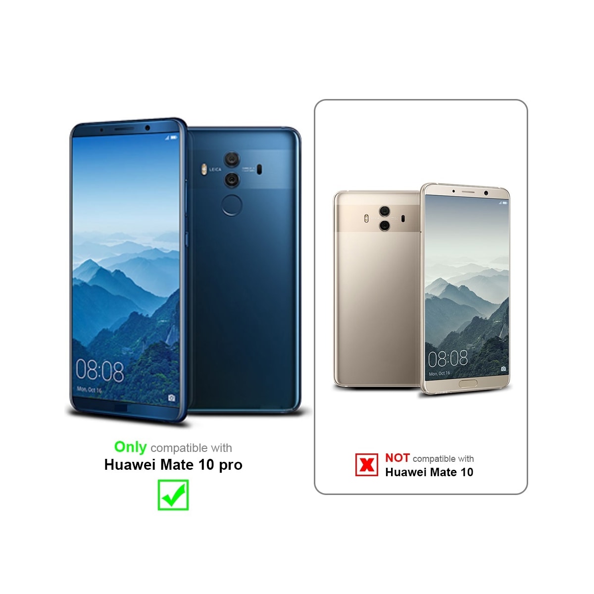 Huawei MATE 10 PRO Skjermbeskytter Skärmskydd