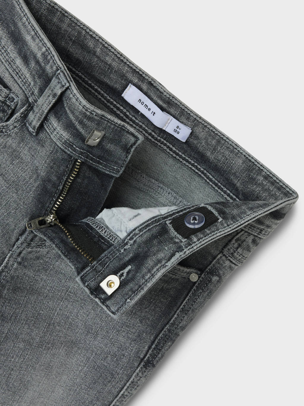 NAME IT bootcut jeans light grey denim