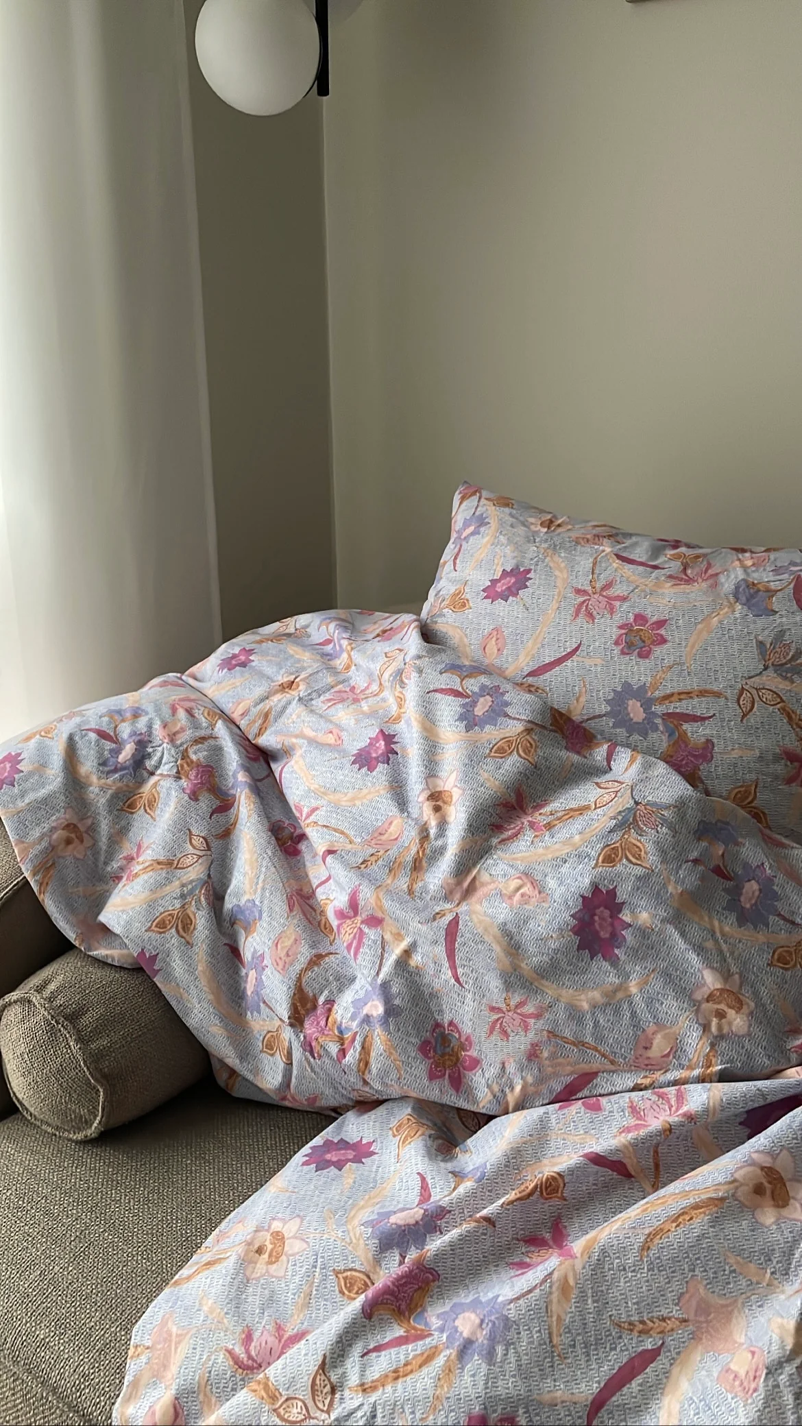 Bahne Interior  Autum Flower Renforcé sengetøj - Rose