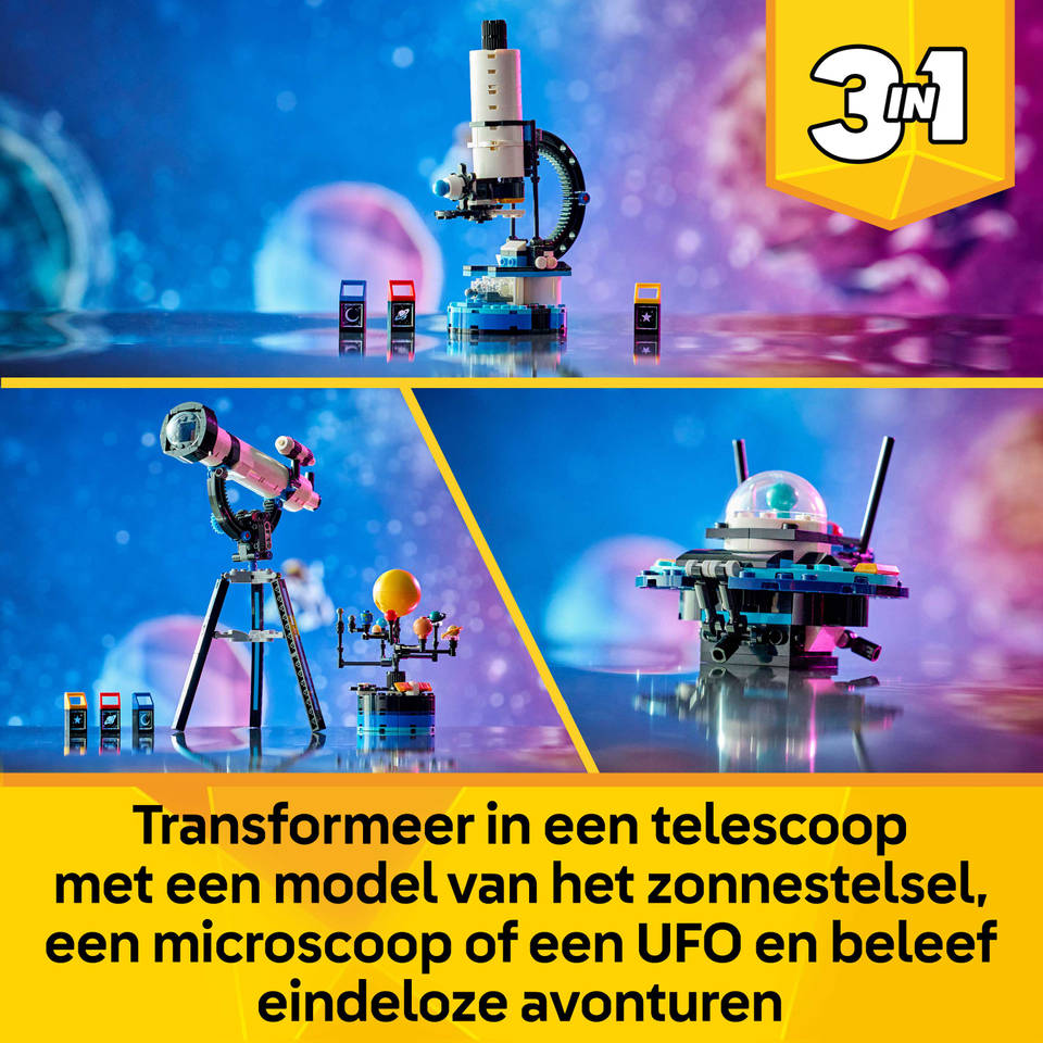 LEGO Creator 3-in-1 telescoop voor ruimteverkenning 31378