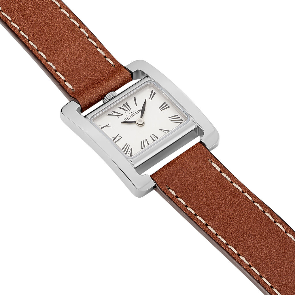 Montre Michel Herbelin 5em Avenue Blanc