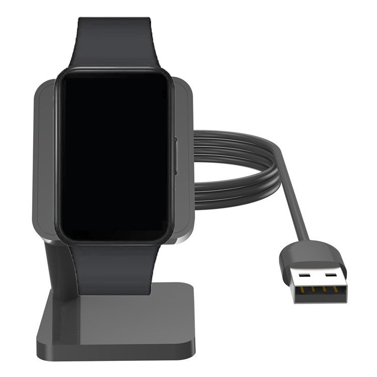 (1m) Samsung Galaxy Fit3 Wireless Charger USB Ladegerät mit integriertem Ladekabel - Schwarz