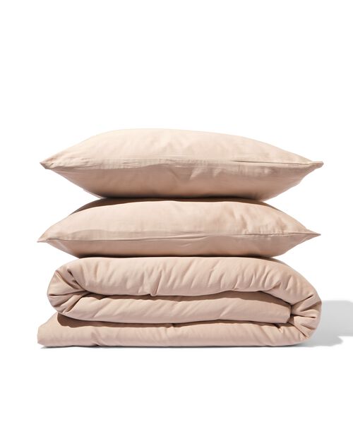 housse de couette satin 240x200/220 uni taupe