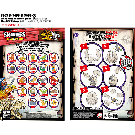 Smashers Dino Island mega æg