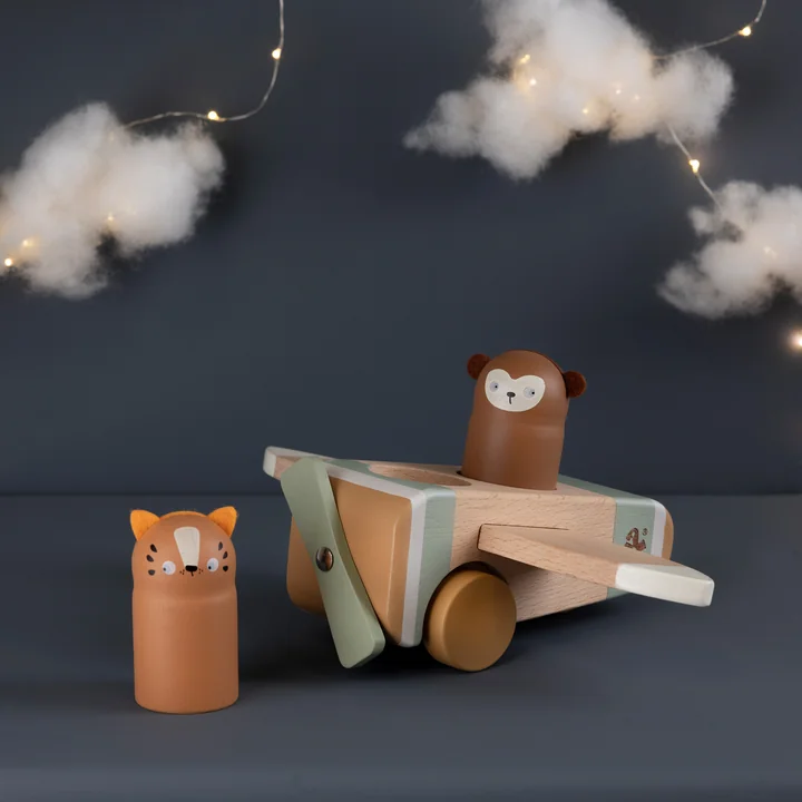 Sebra - Flugzeug aus Holz, Wildlife