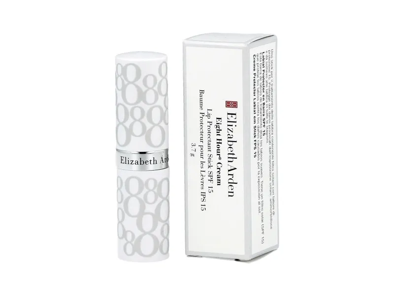 Elizabeth Arden Eight Hour Cream Lip Protectant Stick Sunscreen SPF 15, Læbepomade, Farveløs, Kvinder, Normal hud, Fugte, Glattende, Blødgørende, PETROLATUM, PADIMATE, OXYBENZONE. RICINUS COMMUNIS (CASTOR) SEED OIL, OZOKERITE, GLYCERYL...