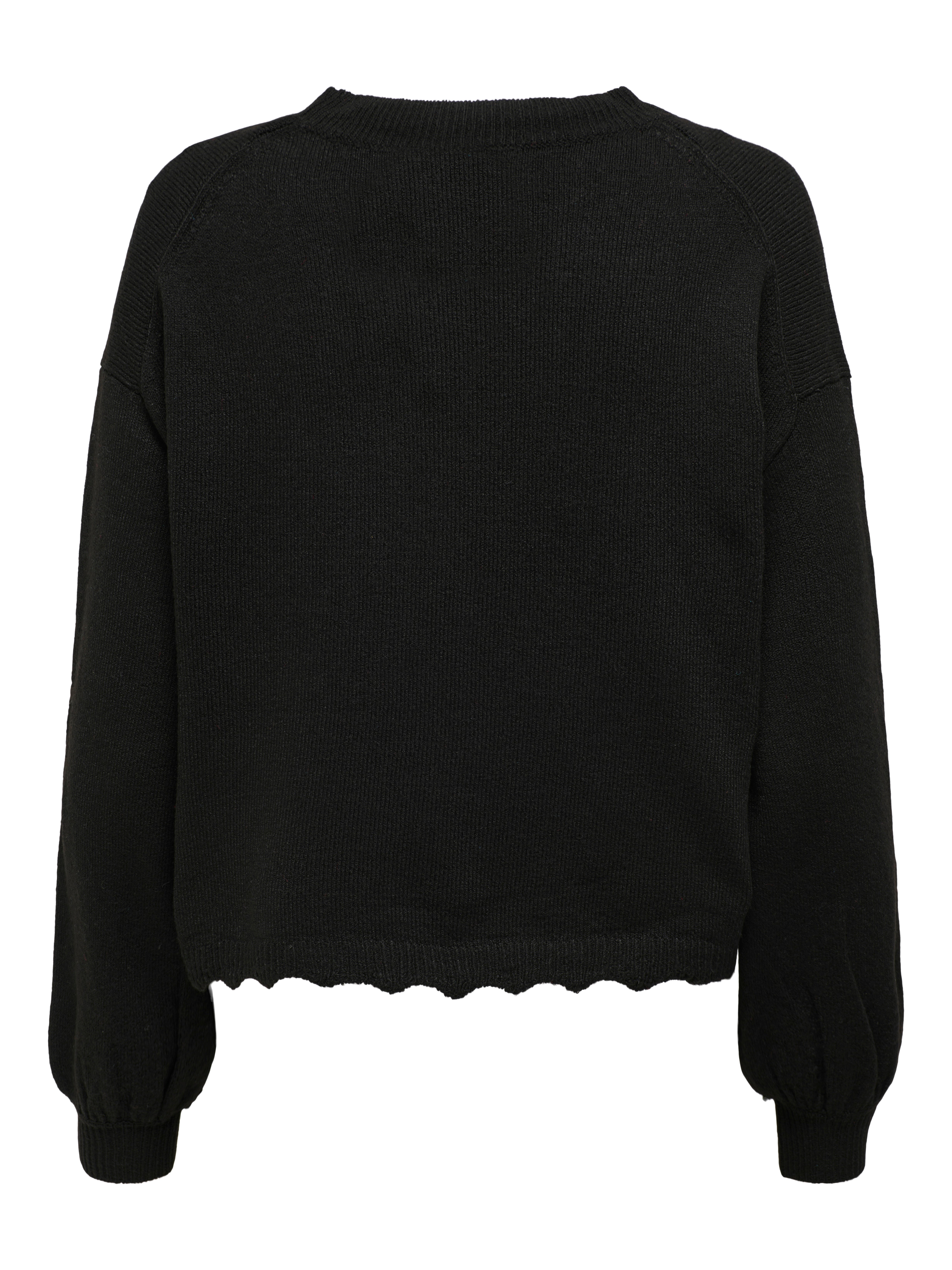 ONLRICA Strickpullover Black