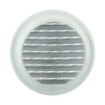 Renson Ventilatierooster Inbouw Rond ALU Wit ø100 mm