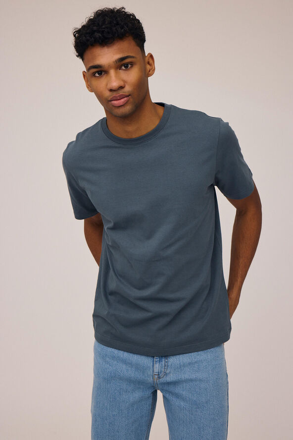 Magasin du Nord Collection Felix 1 heavy weight t-shirt - GOTS Dark slate
