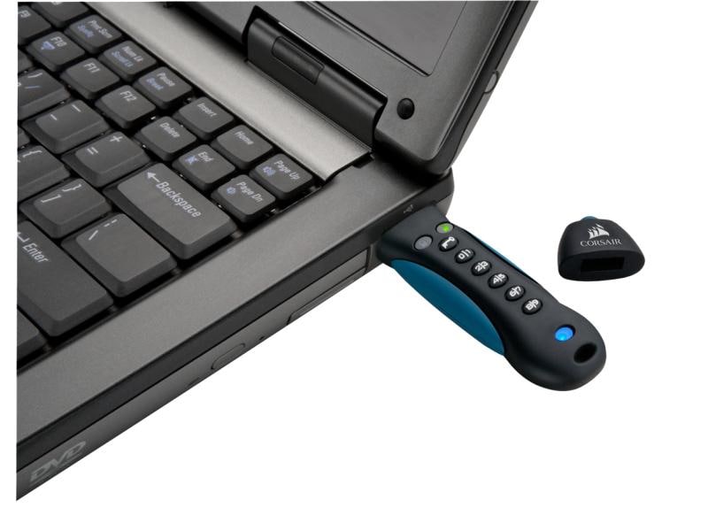 Corsair USB-Stick Padlock 3 128 GB USB-Stick mit 128 GB Speicherkapazität und 20 MB/s Lesegeschwindigkeit