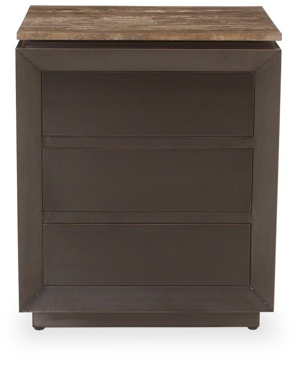 Nachtkast 214325 Russo B55 x D40 x H65 cm