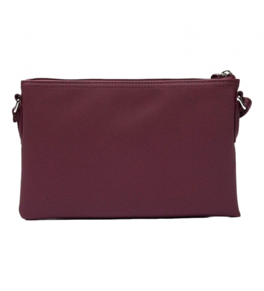 Bolsa de ombro Lacoste L.12.12 Concept cor bordô